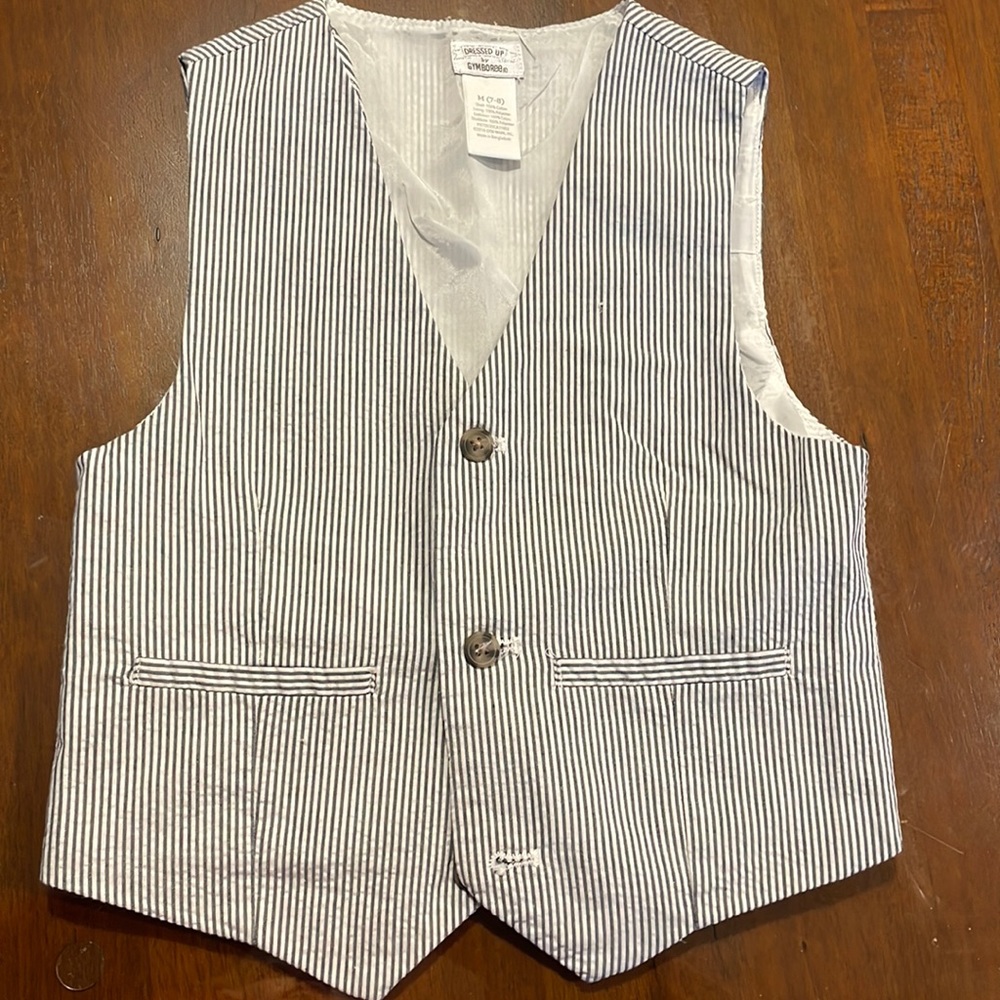 Dressed Up by Gymboree Boys Vest Size M (7-8)